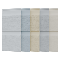 Bardage PVC extérieur imitation bois - Barcel - 300,00 MM x 18,00 MM - Long. 5,00 M - Crème mat