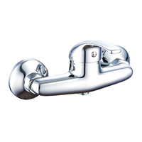 Mitigeur de douche avec montage mural - Pola Eurosanit - Sortie douche M15 x 21 (1/2") - Corps en laiton chromé