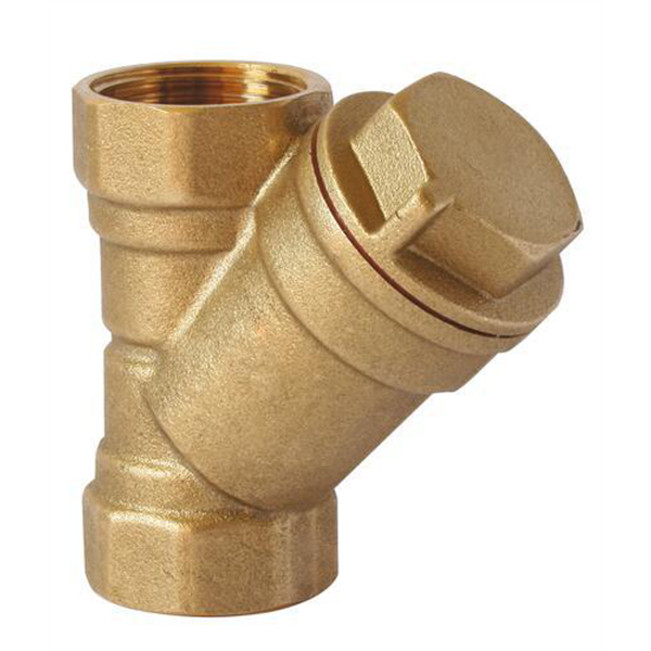 Filtre en Y en laiton Double Femelle 3/4" tamis en acier inox