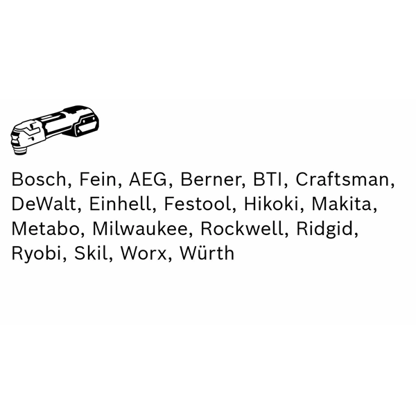 Lame segment carrelage enlève-mortier pour outil oscillant - Expert 3 Max AVZ 70 RT4 Bosch - 70 mm