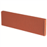 Plaquette de parement mural en terre cuite lisse Terreal Rouge orangé - 22 CM x 5 CM - épaisseur 14 MM