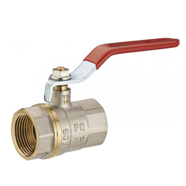 Vanne à boisseau double femelle à manette 1" (26x34)