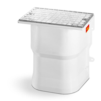 Rehausse pour courette d'aération MEA 42x42x25 + fixations