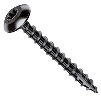 Vis penture Rocket en acier zingué noir tête cylindrique large empreinte Torx - 7,0 mm x 70,0 mm - Boîte de 100