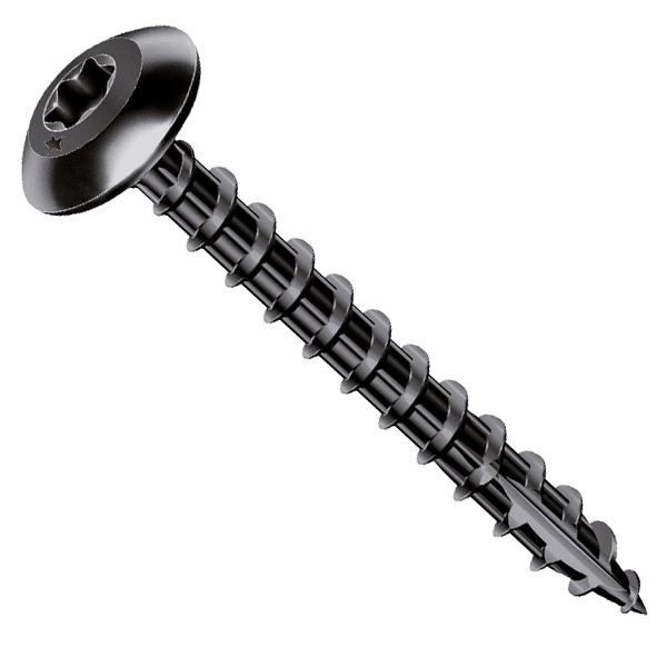 Vis penture Rocket en acier zingué noir tête cylindrique large empreinte Torx - 6,0 MM x 50,0 MM - Vybac de 20