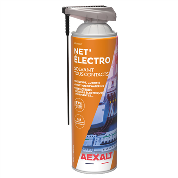 Nettoyant contacts électriques - Net'Electro Aexalt - aérosol de 650 ml