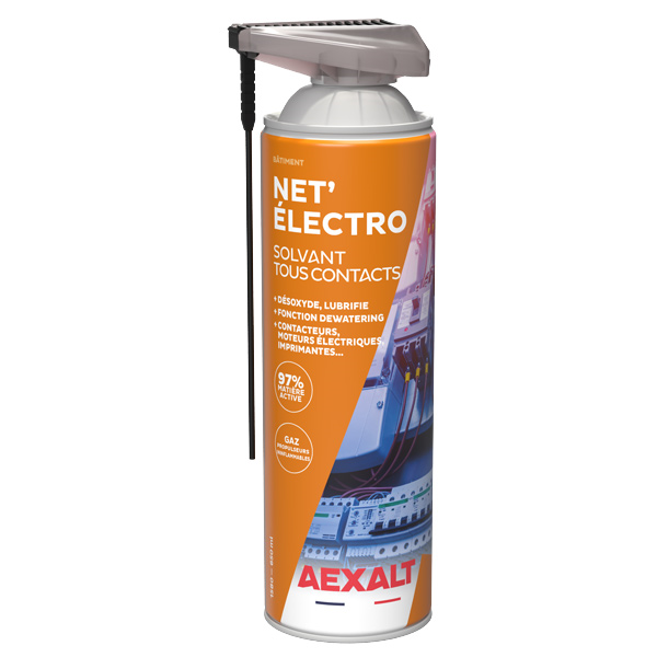 Nettoyant contacts électriques - Net'Electro Aexalt - aérosol de 650 ml