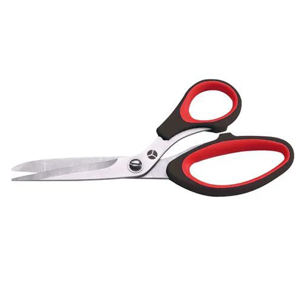 Ciseaux de colleur droitier ou gaucher - L'Outil Parfait - 28 cm - Anneaux bi-matière isolants