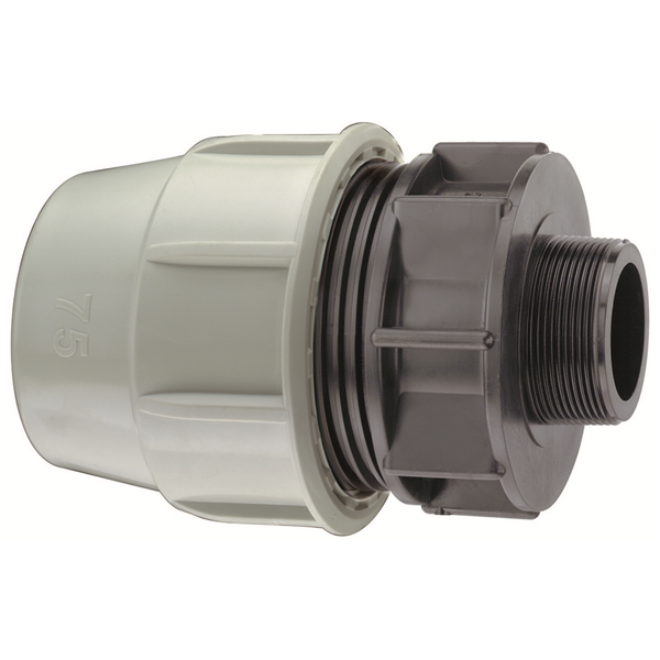 Raccord mâle série 7 à compression - ⌀ 75 mm x 2"
