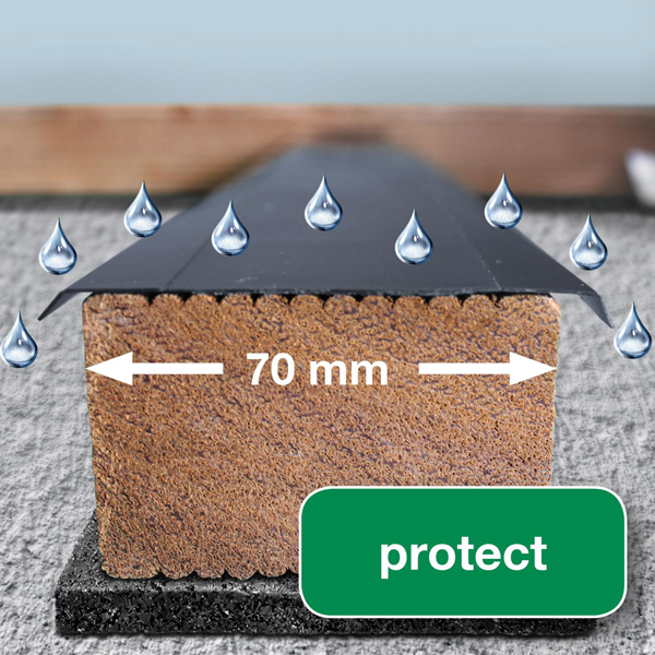 Bande d'étanchéité pour terrasse Spax - rouleau de 87 MM x 30,00 M - ép. 0,50 MM