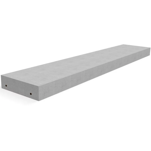 Prélinteau en béton précontraint Rector - 19 CM x 6 CM - longueur 1,2 M