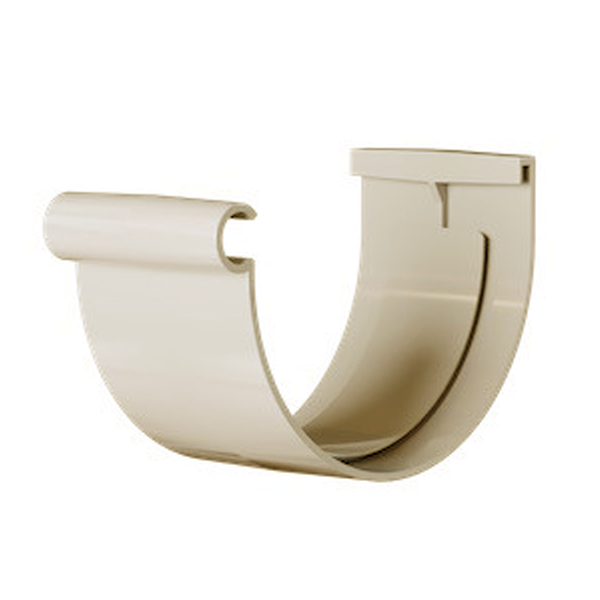 Jonction à coller MEP 25JC pour gouttière demi-ronde GD25 de développé de 250 mm - PVC Sable
