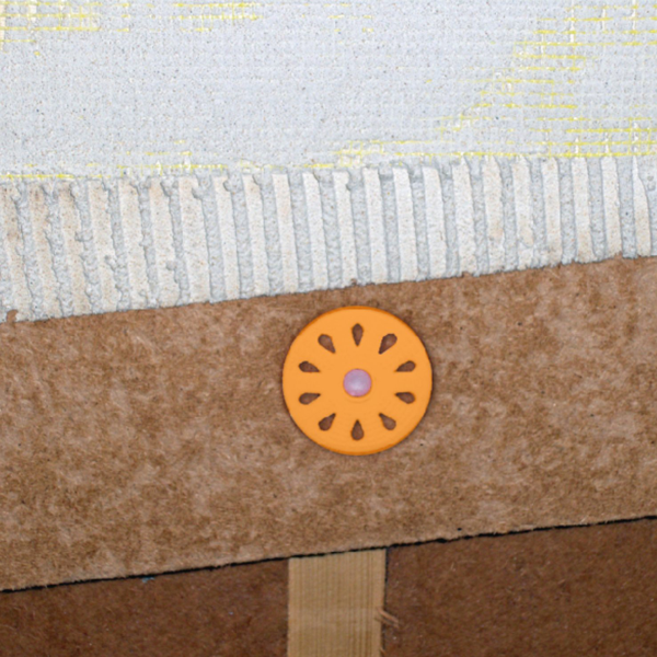 Rondelle isolation fixation isolant bois Isowood Spit Ø 60mm - Boîte de 400 - Vendue sans vis