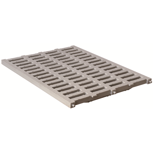 GRILLE CANIVEAU RENFORCE 400X500 GRIS