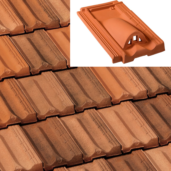 Tuile chatière Marseille Héritage en terre cuite - BMI Monier - Valmagne Cuivre