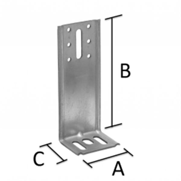 Équerre de bardage Simpson EBC - 65 x 228 x 53 mm - Simpson Strong
