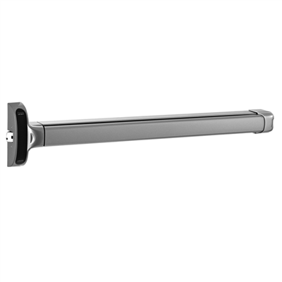 Serrure anti-panique Vachette 1910 grise porte bois métal 1 point réversible avec gâche - 850mm