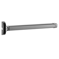 Serrure anti-panique Vachette 1910 grise porte bois métal 1 point réversible avec gâche - 850mm