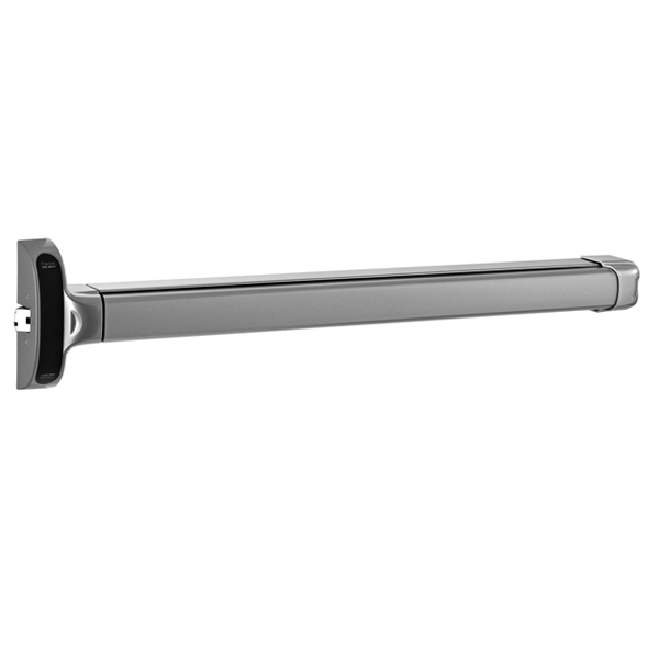 Serrure anti-panique Vachette 1910 grise porte bois métal 1 point réversible avec gâche - 850mm