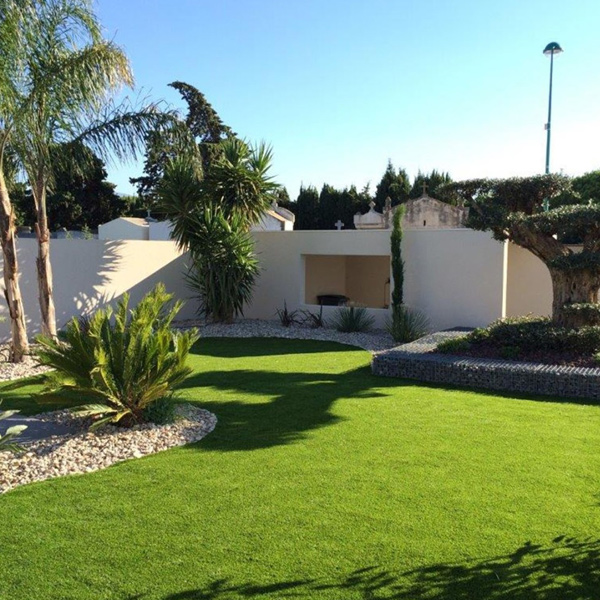 Gazon synthétique vert clair - Real C 3D Exelgreen - Garantie 10 ans - Hauteur 38,00 MM