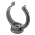 Collier de fixation forme lyre pour système d'évacuation des eaux usées - avec insert P.7/150 - polypropylène gris - Ø40 mm