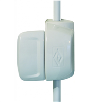 Fermeture d'urgence 2 points haut et bas - Fluid - Blanc