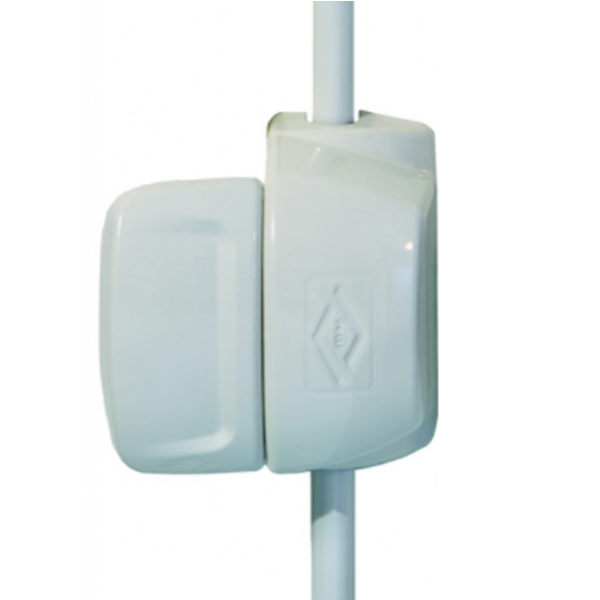 Fermeture d'urgence 2 points haut et bas - Fluid - Blanc