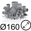 Notre gamme de raccords PVC en diamètre 160