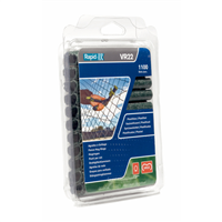 Agrafe à grillage VR22 acier revêtu en plastique vert Blister de 1100 pièces