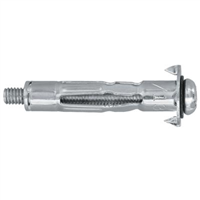 Cheville métallique avec vis Edia 5 x 37 mm pour corps creux lot de 20