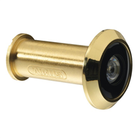 Judas optique Abus 2200 pour porte d'entrée d'épaisseur 35 à 53 mm - Ø 14 mm - vue à 200° - doré