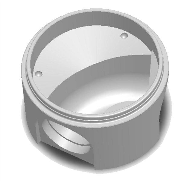 Fond de regard EU PRO Ø1000 - Entrée 67° pour 400 PVC / 400 FTE - NF