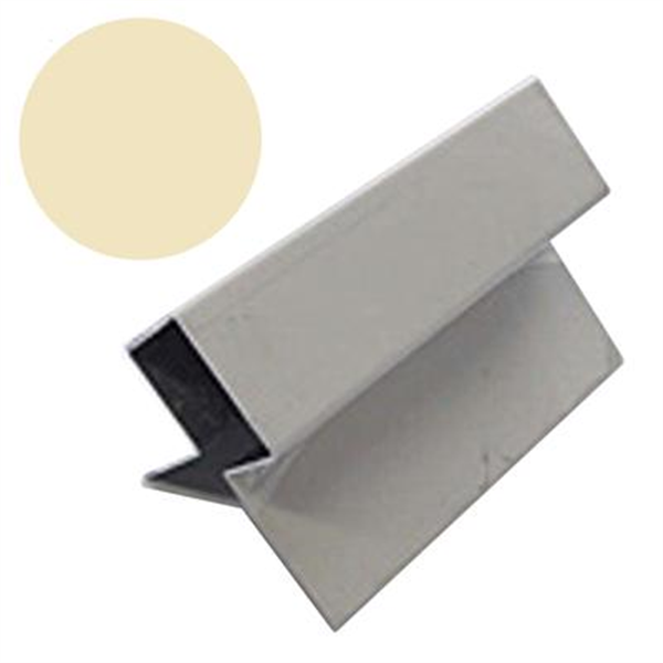 Profilé d'angle extérieur MetalTrim pour bardage Hardie Plank - aluminium laqué Sable clair - longueur 3 M