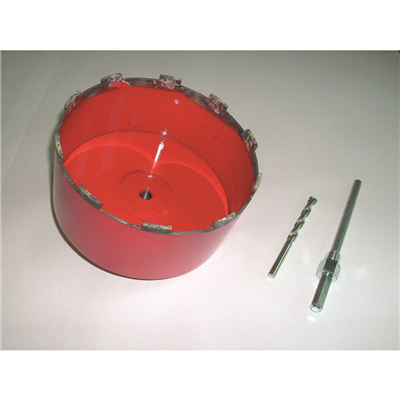 Scie cloche PRV 162 mm avec ad aptateur et centreur, orange