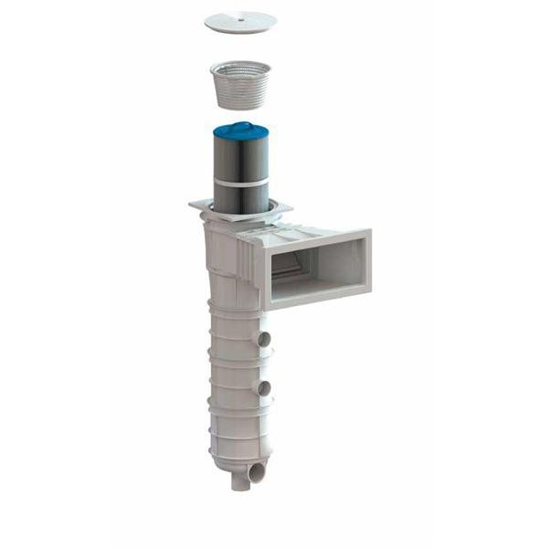 SKIMMER FILTRANT 17,5 l abs piscine Béton 16 m3/h