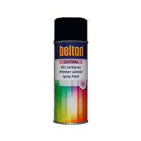 Peinture Belton aérosol SpectRAL mate RAL 9005 Noir foncé 400 ml