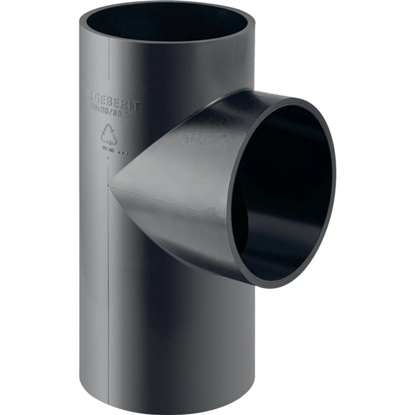 Embranchement 88,5° Geberit PE: d=90mm, d1=50mm