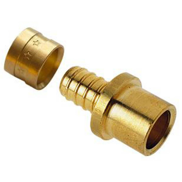 Raccord à glissement PER Ø16 et à souder sur tube cuivre Ø14