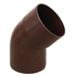 COUDE MXF 45° DIAM.80 1.9MM MARRON