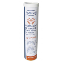 Graisse au lithium pour cardan joint de transmission et articulation - Renson - NLG1 Grade 2 - cartouche de 400g