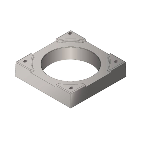 Regard carré 80x80cm élément de tête