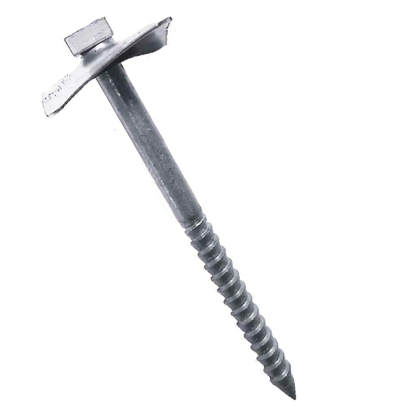 Tirefond à bourrer pour fixation de plaques fibres-ciment sur charpente bois - 8 x 120 mm - Seau de 100