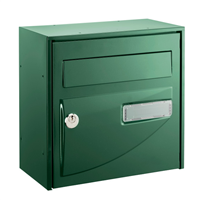 Boite aux lettres Probat Decayeux pour grillage - 302 x 292 x 157 mm - Acier zingué - Vert