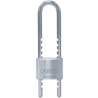 Cadenas en aluminium Abus Titalium à anse réglable de 60 à 150 mm avec 2 clés - 50 x 198 mm