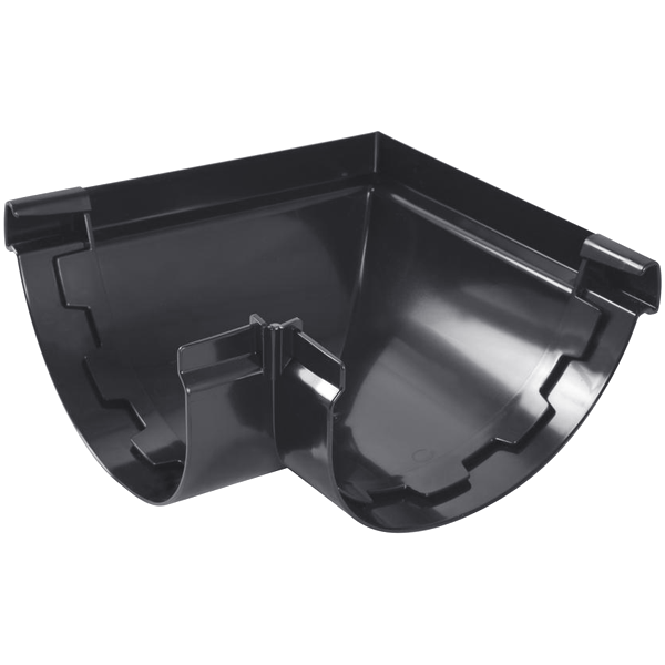 Angle extérieur à 90° Nicoll AEC29 pour gouttière demi-ronde Vodalis LG29 - Techtan Anthracite