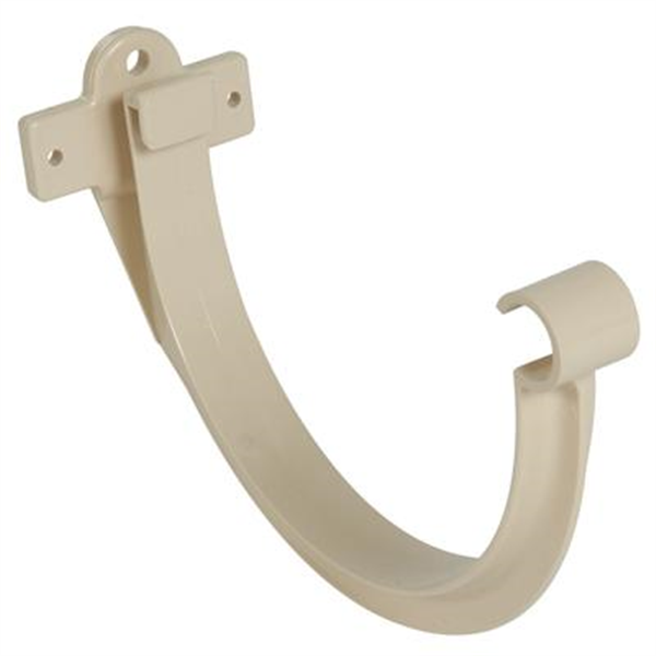 Crochet bandeau Nicoll pour gouttière demi-ronde - Développé de 33 cm - Largeur 200 mm - Techtan - Sable