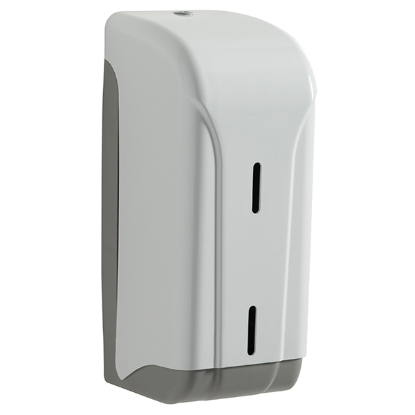 Distributeur essuie-mains à dévidage central - Oleane Rossignol - ABS Blanc