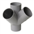 CULOTTE EQUERRE FF 45' D.110