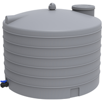 VERTICUVE PE 5 000 L grise 2"  -