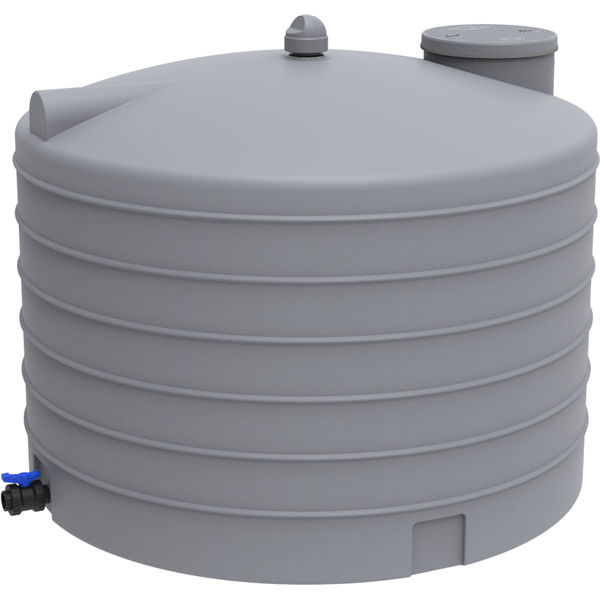 VERTICUVE PE 5 000 L grise 2"  -